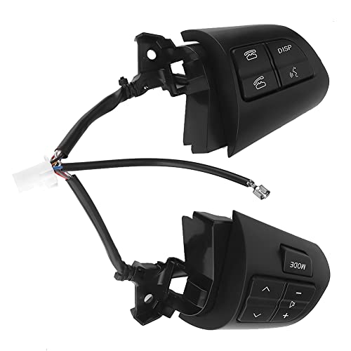 Interruptores de Volante Recambio de Botones Izquierdo y Derecho Coche 2010-2013 Negro 3