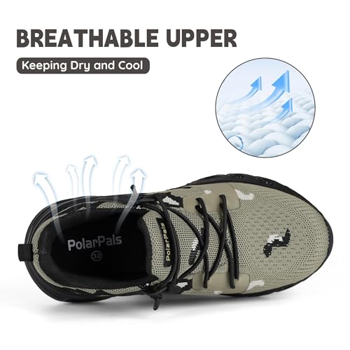 Boys Girls Tennis Shoes Slip On Sneakers Lightweight Running Shoes for Little and Big Kids3