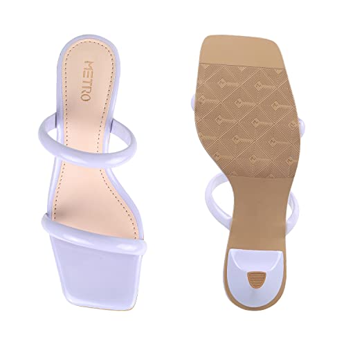 Image of Metro Women Kitten Heel Sandal