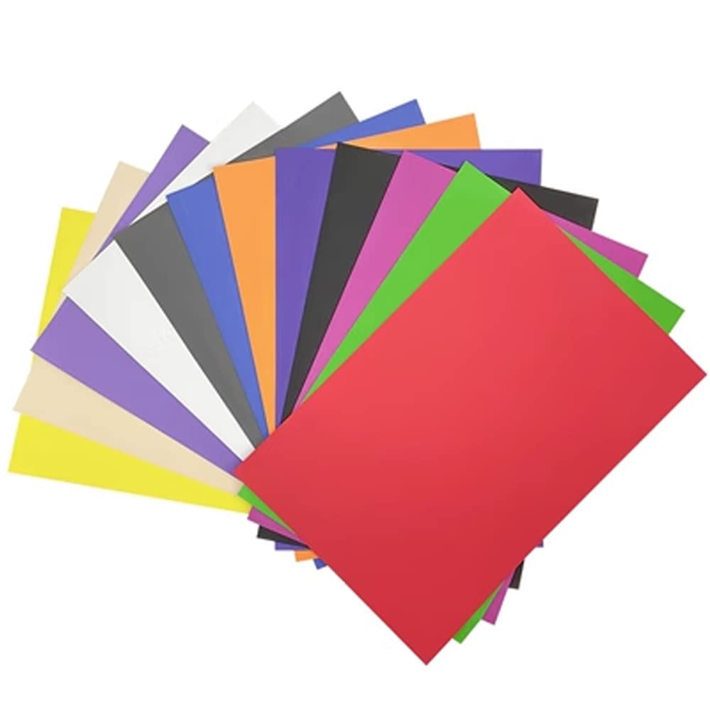 Thin Foam Sheets 10pcs 1mm EVA Foam Sponge Papers Scrapbooking Craft Handmade Foam Sheets for Background Decor Cardboard Foam Craft Sheets 40x60cm (Color : Mixed Color)