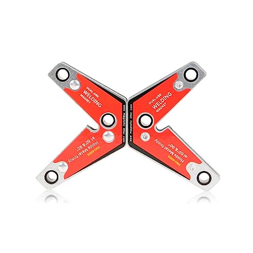 2Pcs 60° 90° Dual-usage Magnetic Welding Holder Welding Corner Magnets