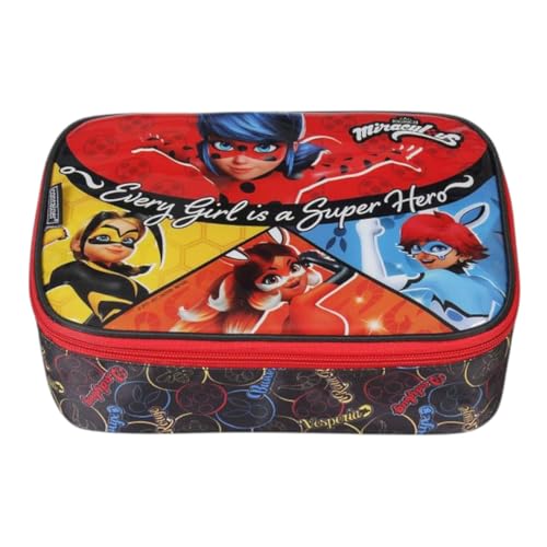 Estojo Infantil Box, Dermiwil, Tecido, Miraculous Max Luxo