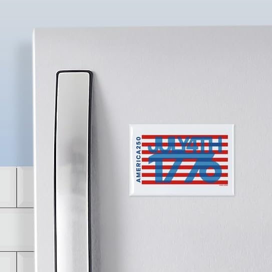 CafePress America250: July 4Th Rectangle Magnet, 3"x2" Refrigerator Magnet