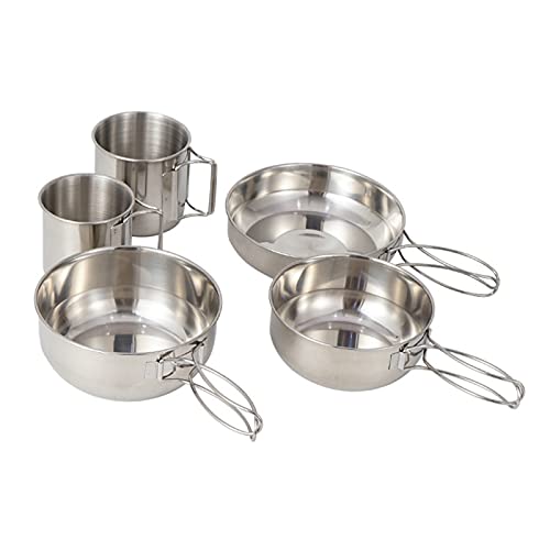Ustensiles de cuisine de camping en acier inoxydable pour vos repas en randonnée