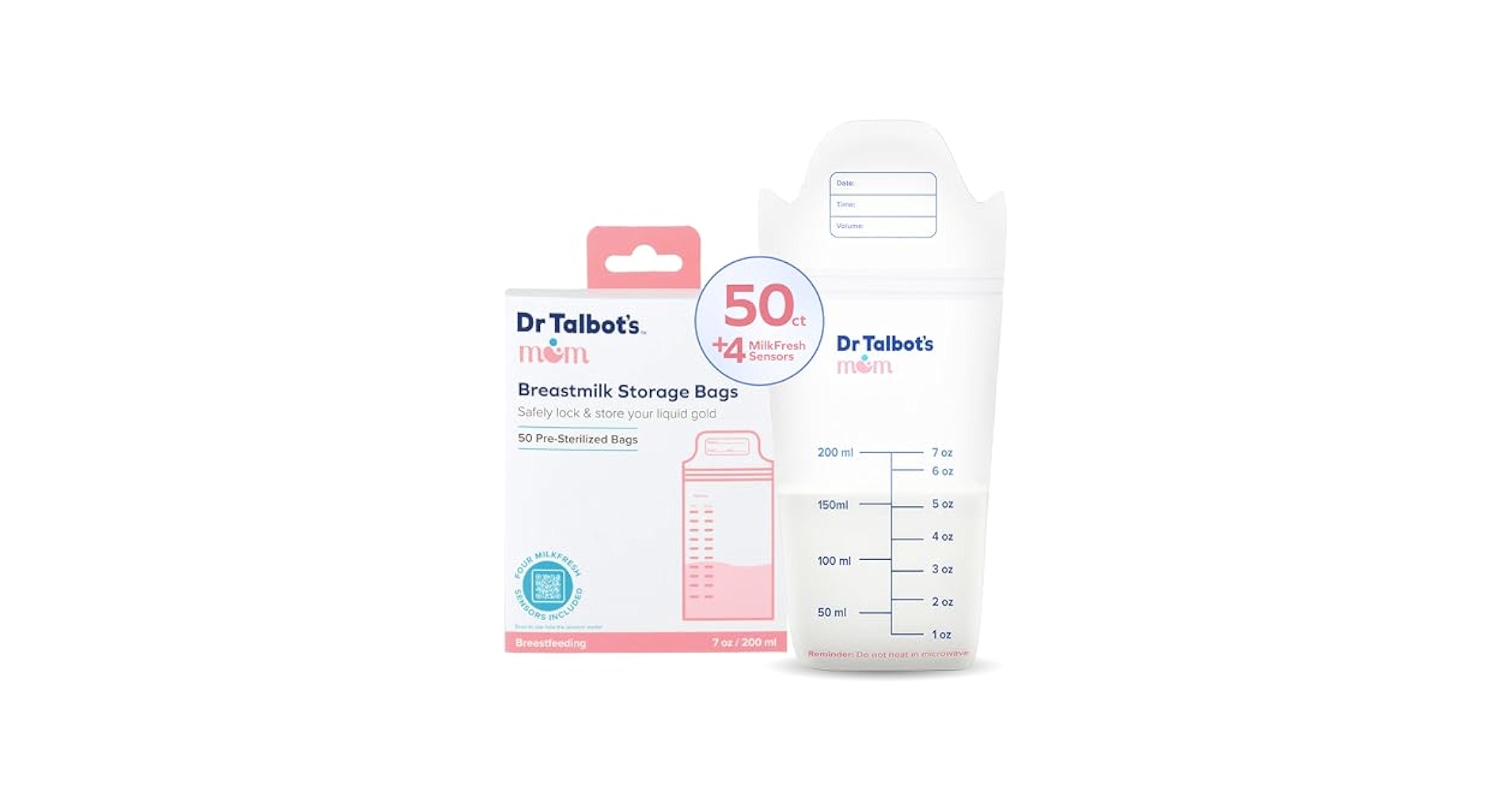 milkページ Momcozy Breastmilk Storage Bag, 8Oz Temp-Sensing Color