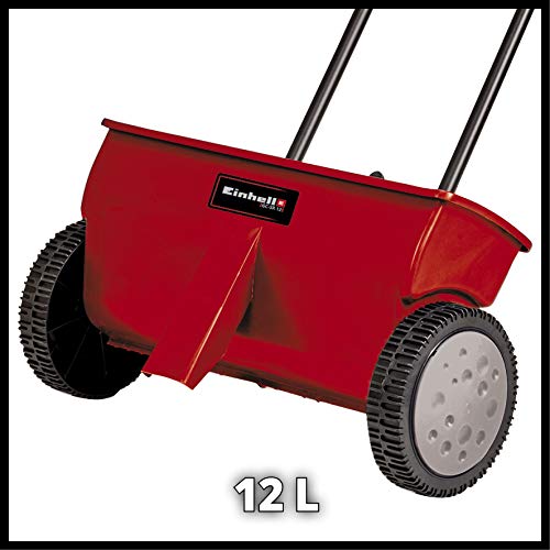 Einhell Strooiwagen GC-SR 12 (12 l, 45 cm strooibreedte, dubbele duwstang, kliksluiting aan beide zijden, verstelhendel… - Image 4