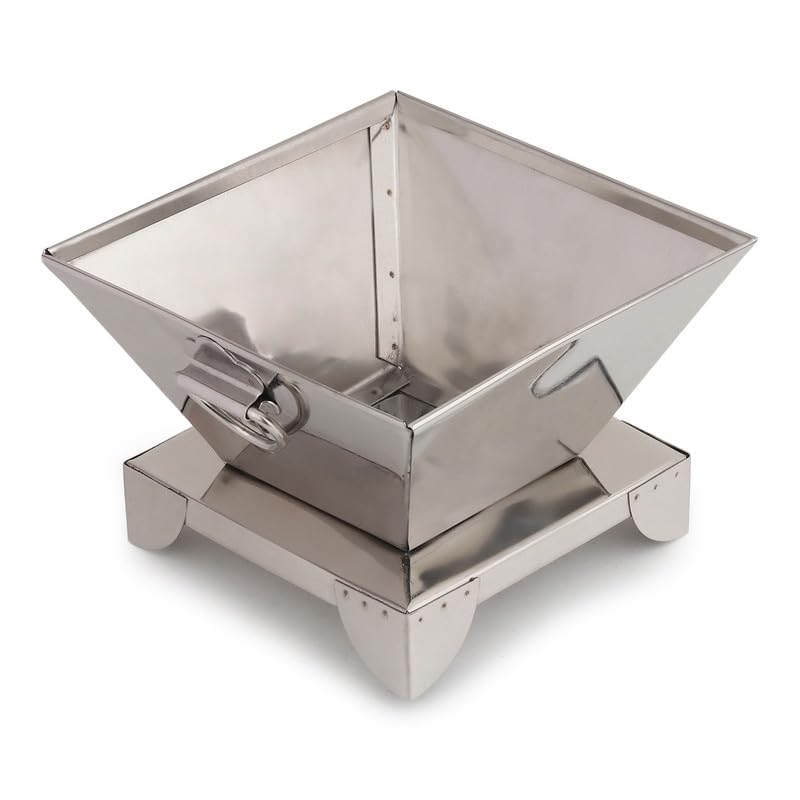 Stainless Steel Agni HAWAN Fire Ritual Holder -1 Stainless Steel Agni HAWAN Fire Ritual Holder -1