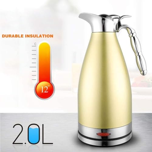 Hervidor eléctrico acero inoxidable 2L 1350W morado miniatura 2