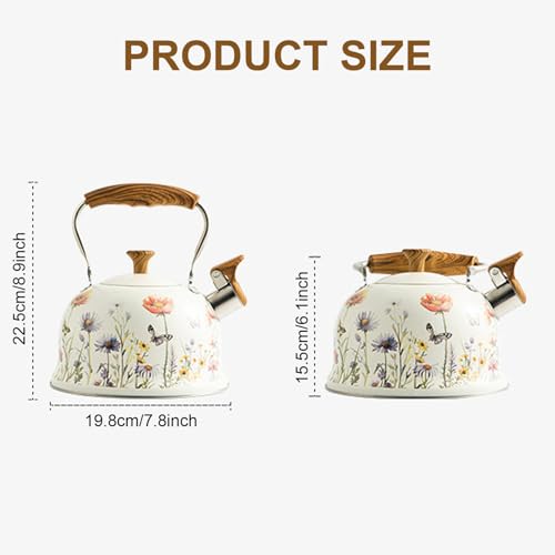 Bouilloire à sifflet 3L pour le camping et la cuisine familiale - 6
