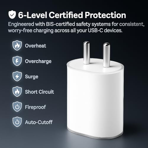 Image of CMF by Nothing 45W Type C PPS Charging Adapter for Nothing Phone 3 /3a lite /3a Pro /2 /2a /2a Plus /1 | Phone 2 Pro /Pixel 10 /10 Pro /S25 Edge /Buds /Ear Stick | Upto 50W Fast Power USB C Rapidly Charge, White