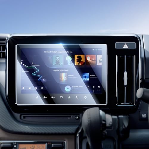 Lamicall スズキ 新型 ソリオ MA37S MA27S MA47S MAD7S 専用 ナビ保護ガラスフィルム 1:1高精度カット 高透過率 9H強化ガラス フィルム 傷防止 高感度タッチ 撥水撥油 液晶保護フィルム 耐衝撃 反射防止 画面保護シート 自己吸着 貼付け簡単 スクリーン プロテクター カーナビ アクセサリー