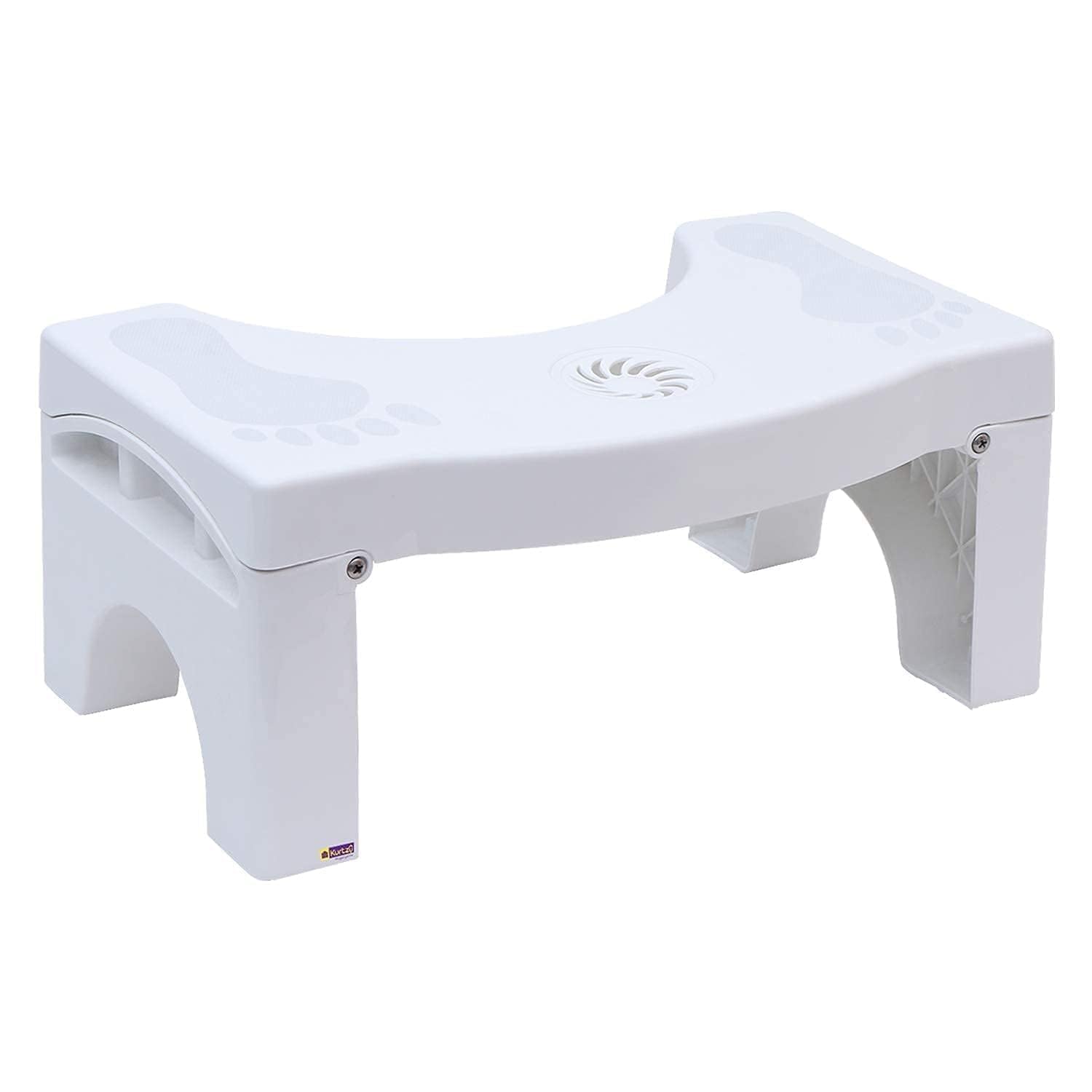C2SK Folding Toilet Stool for Bathroom, Non Slip Squat Stool for Western Toilet, Plastic Foot Rest Stool for Adults, Compact Squatting Toilet Step (Multicolor)-image-38