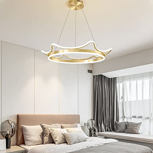 Lustre simple salon salle à manger avec lampe suspendue LED - 5