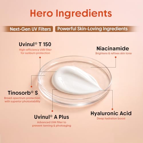 Image of Aravi Organic Oil-Free Sunscreen Body Lotion SPF 50 PA++++ With New-Age UV Filters | (In-Vivo) Dermatologically Tested | Hydrating, Lightweight & No White Cast | UVA /UVB & Blue Light Protection | Niacinamide & Hyaluronic Acid | Sunscreen For Oily & Dry Skin | Pack Of 3