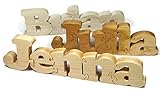 Personalized Wooden Name Puzzle – Custom Name Puzzle for Kids, Handmade Nursery Décor & Keepsake, Easter Basket Gift Alternative