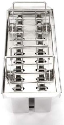 Icecream Molds Set Stainless Steel 20/30 Cavities Homemade Ice Pop Molds for DIY Ice Cream (20Pcs/Model A)