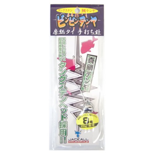 JACKALL Tenya Bing Tenga Large Needle, Full Hand Hammering Needle, No. 3, 0.4 oz (10 g), Silver