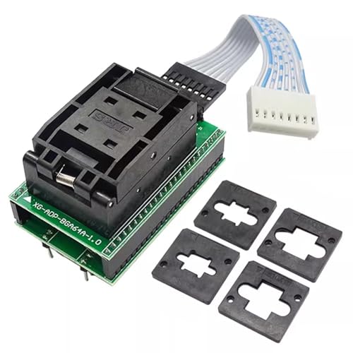 Adaptador de programación BGA64P-1.0 BGA64 PC48 Chip Test Socket Programador Módulo de toma de combustión Programación de reemplazo