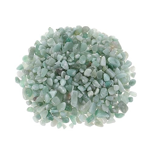 BESPORTBLE Aquarium Enhancers: 100g Aventurine River Rocks Large Decorative Gravel for Tanks