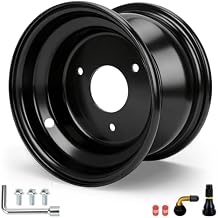 EOPOAYI 7" ATV Wheel Rim with 3 Holes Replacement for Coolster 110cc 125cc 150cc UTV Quad 4 Wheeler, 16x8-7 Go Kart Tires Rim for Coleman Kazuma Roketa TrailMaster Massimo Lawn Mower