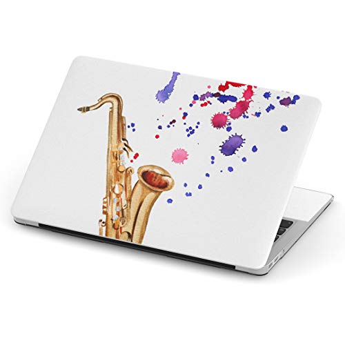 MacBook Air 13inch A1466 / A1369 専用スキンシール 2010~2017モデルまで対応 マックブック エア Mac Air 13インチ ノートブック フィルム ステッカー アクセサリー 保護 014812 サックス 音楽 楽器
