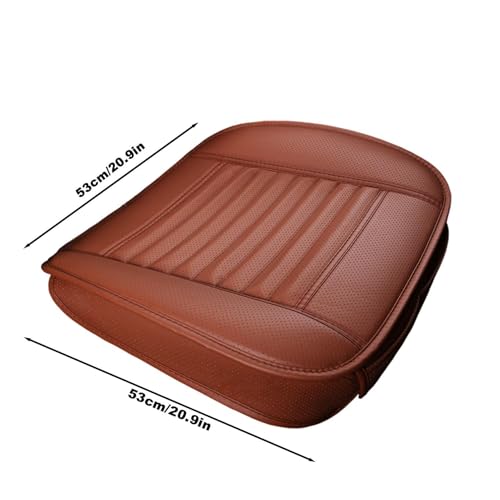 Cojín para asiento de coche de cuero PU ideal para viajes largos en SUV 6