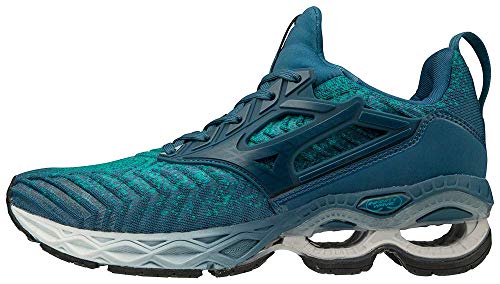 Mizuno Women s Creation WAVEKNIT 2 Running Shoe, Lapis-Moroccan Blue, 10