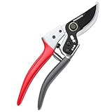 SOLOTODO 女性向け 剪定ばさみ｜ 軽量＆握りやすい 剪定鋏｜ ドイツ技術採用 切れ味5倍｜日本製SK-5鋼，耐久性6倍｜錆びにくい｜疲れにくい人間工学アルミ合金グリップ｜枝切りバサミ 園芸ハサミ 花切りバサミ 生け花 果樹 庭木 盆栽 庭園作業 ガーデニング鋏 観葉植物 えだきりばさみ｜ギフトにも 女性 人気｜2025人気庭師おすすめの剪定バサミ