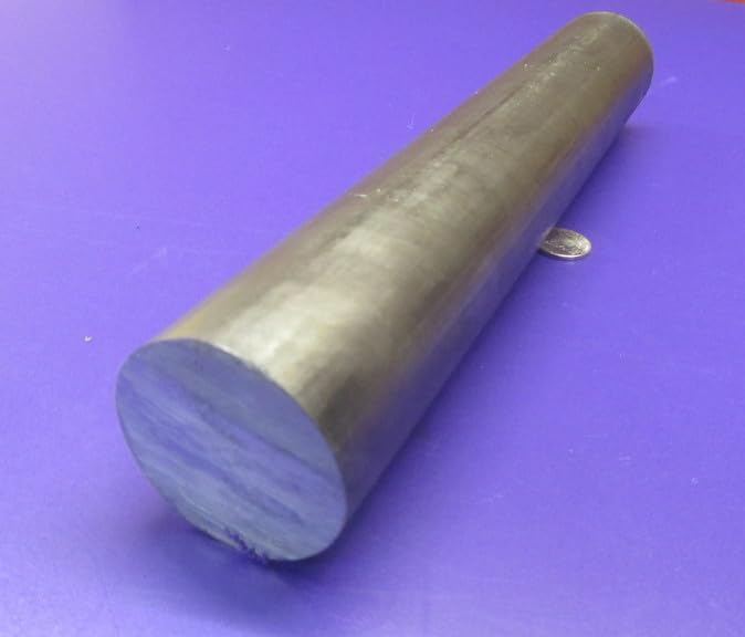 1144 Carbon Steel Round Rod 2.00" Diameter x 1 Foot Length 1 Piece