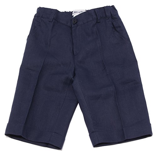 Bermuda en lin bleu haut de gamme le confort chic pour enfant