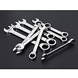 4. Präzisionsratsche mit 72 Zähnen, Schraubenschlüsseldrehung jeweils nur 5 Grad.