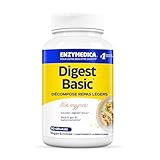 Enzymedica Digest Basic, formule d'enzymes essentielles, digestion douce des repas, réduit les gaz et les ballonnements, sans gluten, sans produits laitiers, 90 gélules