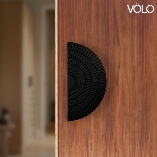 Image of VOLO Main Door Handle - Heavy Duty Pull Handle for Wooden & Glass Doors in Home, Office & Hotel Use (Model: S-626) - Pack of 1 Set (Black - 96MM)