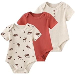 Ruliby Baby Bodysuit Boy Girl Cloth...