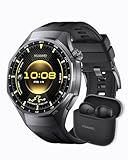 【イヤホン FreeBuds SE3】HUAWEI WATCH GT 6 Pro 46mm スマートウォッチ 1.47インチ大画面 最長21日間バッテリー サイクリング/登山/進化したゴルフナビ スポーツモード100種類以上 GPS搭載 心電図分析 健康/情緒モニタリング iOS/Android対応 ブラック+HUAWEI FreeBuds SE 3 ワイヤレスイヤホン ブラック