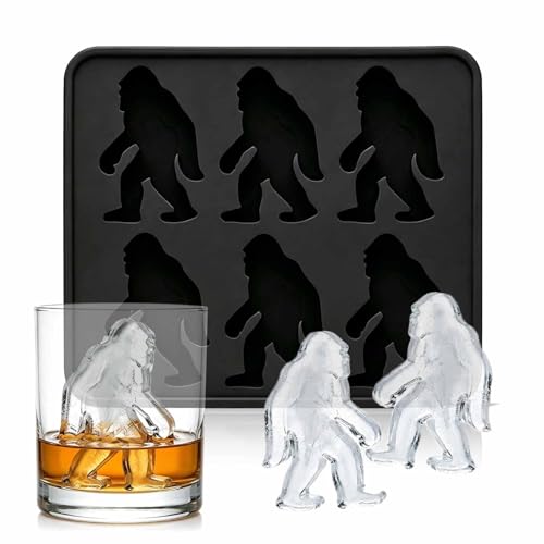 Molde para hielo Bigfoot de silicona, 6 cavidades miniatura 1