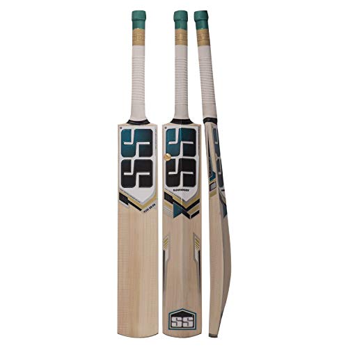 Batte de cricket manche court en saule Yuvi 20/20 taille adulte complète