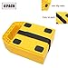 Homeon Wheels Stabilizing Jack Pads for RV Camper Leveling Blocks Help Prevent Jacks from Sinking 6.5'' X 6.5'' Pack of 4
