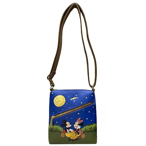 Loungefly Mickey, Minnie, & Friends Camping Scene Crossbody Passport Bag4