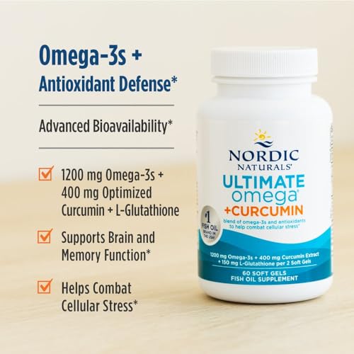 Nordic Naturals Omega Curcumin, 1200mg Omega-3 + 400mg Curcumin - 60 Count - image 3
