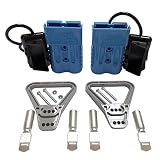 Kit 350 Amp 2Pcs Connectors Plugs 350A Quick Connect Disconnect 600 V+ 2 Pcs 350 amp Handle Battery
