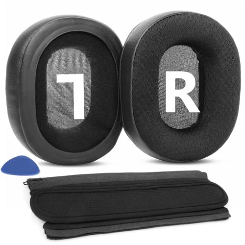 Repuesto de almohadillas de gel fresco compatible con auriculares inalámbricos Bluetooth Mixcder E9 E8, kit de cojines y cubierta protectora para diadema miniatura 7