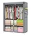 YOUUD Closet Portable Closet Organizer Portable Wardrobe Closet Clothes Closet Portable Closet Wardrobe Closet Organizer Closet Clothes Portable Clothes Closet Clothes Storage Organizer Gray