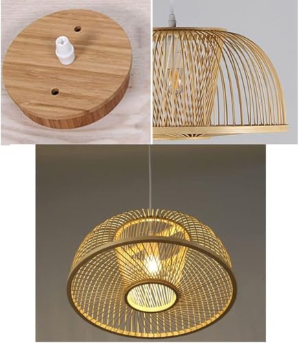 Suspension bambou tissé pour une ambiance japonaise apaisante dans votre chambre - 7