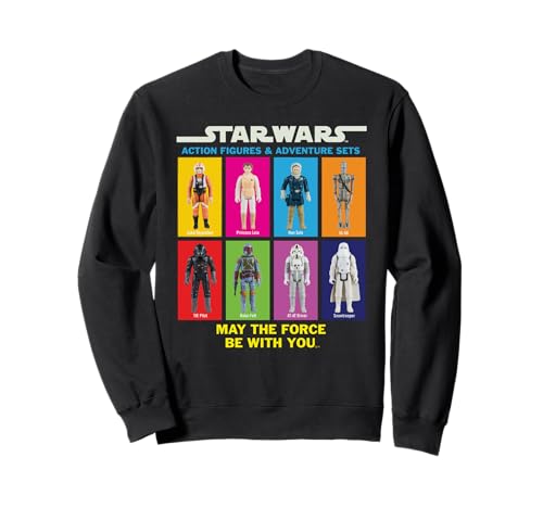Sweatshirt Star Wars May The Force Be With You en coton confortable pour fan de science-fiction