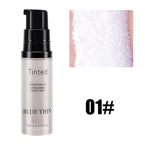 Liquid Highlighter Makeup, Face Body Luminizer, Waterproof Moisturizing Light Shimmer Glow Illuminator All In One Makeup, Smooth Shine Shimmer Liquid Foundation, Summer Body Luminizer #TOP1
