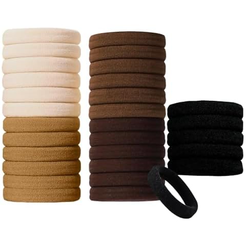 DDUP 30 Pcs Cotton Hair Bands for Women Cover