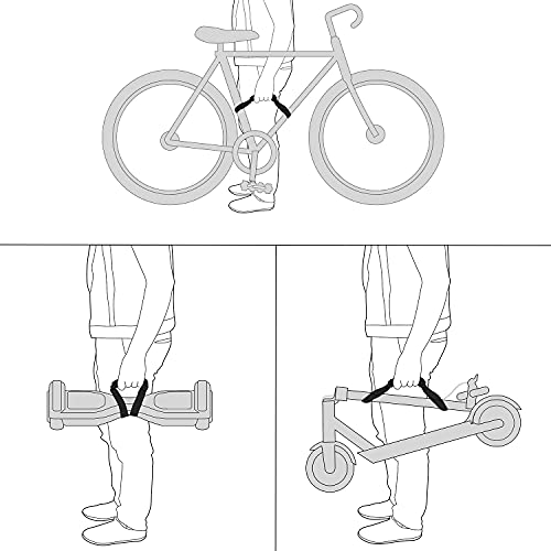 Wantalis PIKEE01 Universal Fahrradträger Transportgriff für Fahrrad mit Verstärktem Klettverschlusshaltesystem