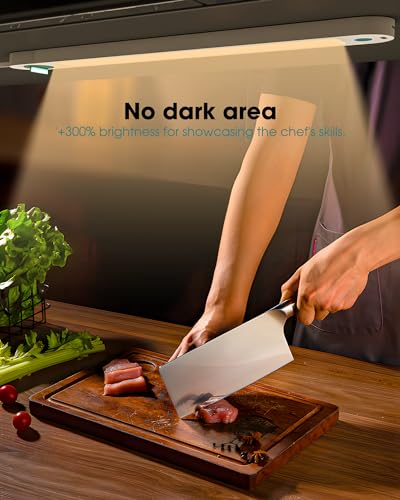 Image of ASOKO Under Cabinet Lights, Motion Sensor Lights Plug in, Warm 2700k Dimmable Wired Closet Lights 3 Pack