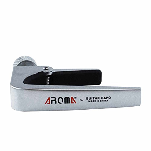 SHUIYUE Arôme AC-11 Guitare Capo en Alliage de Zinc pour Guitares Uniques en Argent,Pince Guitare - Les Beatles, Paul McCartney, John Lennon, RIngo Starr, George Harrison SHUIYUE Arôme AC-11 Guitare Capo en Alliage de Zinc pour Guitares Uniques en Argent,Pince Guitare – Image 4